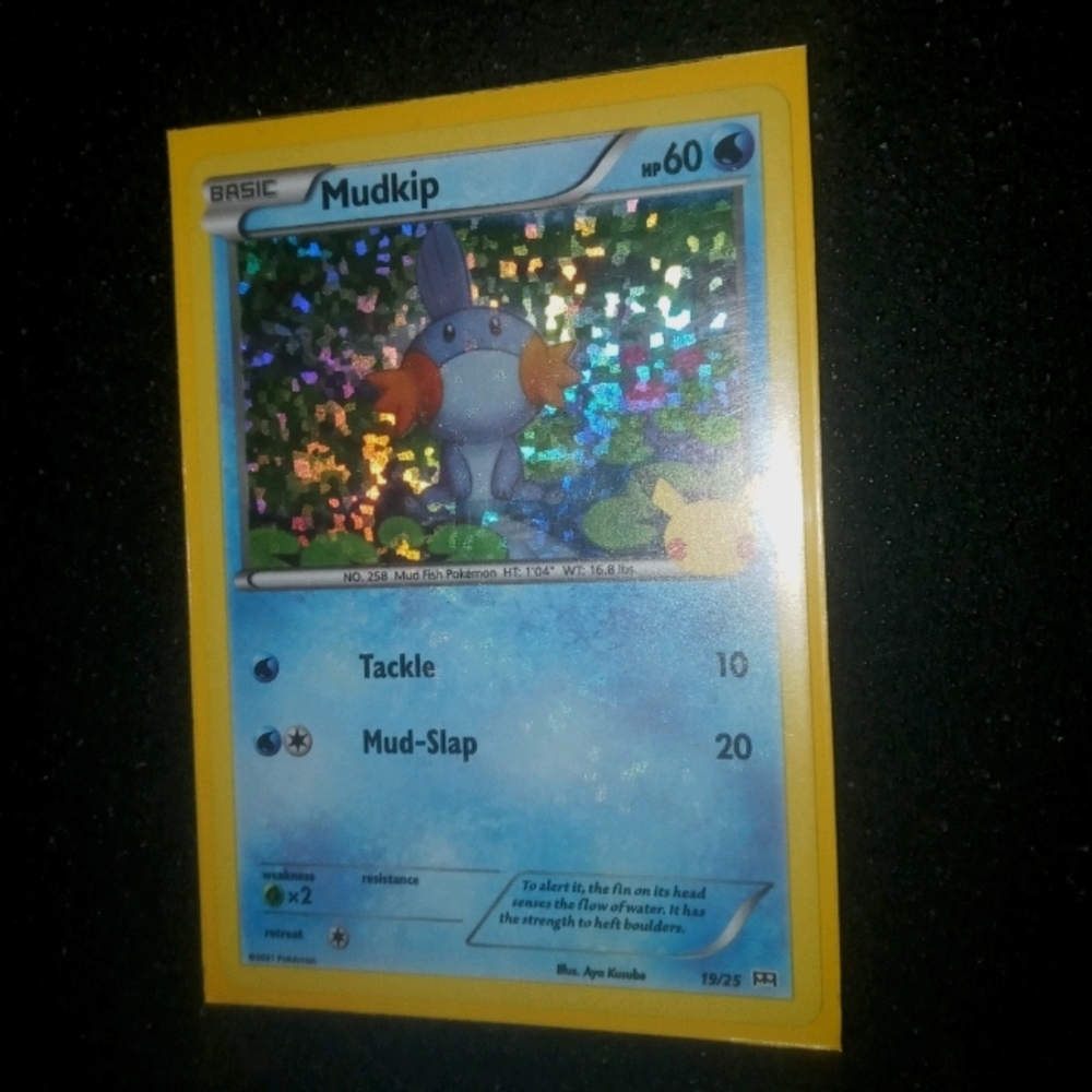 Mudkip Pokemon card mcdonalds 2021